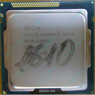 Процессор Intel Celeron G1610 (2x2.6GHz /L3 2048kb) SR10K s.1155 (Измайлово)