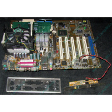 Материнская плата Asus P4PE (FireWire) с процессором Intel Pentium-4 2.4GHz s.478 и памятью 768Mb DDR1 Б/У (Измайлово)