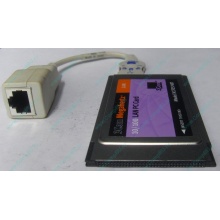 Сетевая карта для ноутбука 3COM Mehahertz 3CCFE574BT (PCMCIA) - Измайлово