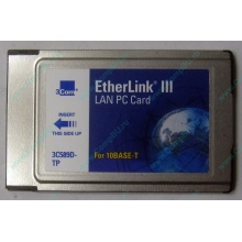 Сетевая карта 3COM Etherlink III 3C589D-TP (PCMCIA) без LAN кабеля (без хвоста) - Измайлово